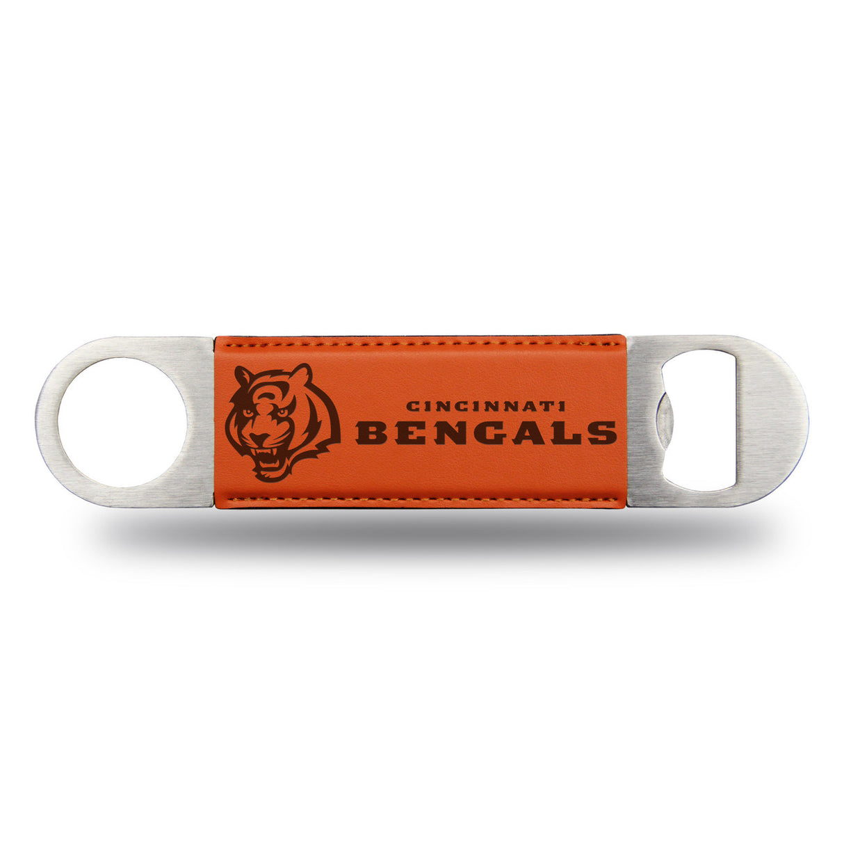 Rico Industries Cincinnati Bengals Laser Engraved Bar Blade Bottle Opener Fan Gear NFL Cincinnati Bengals