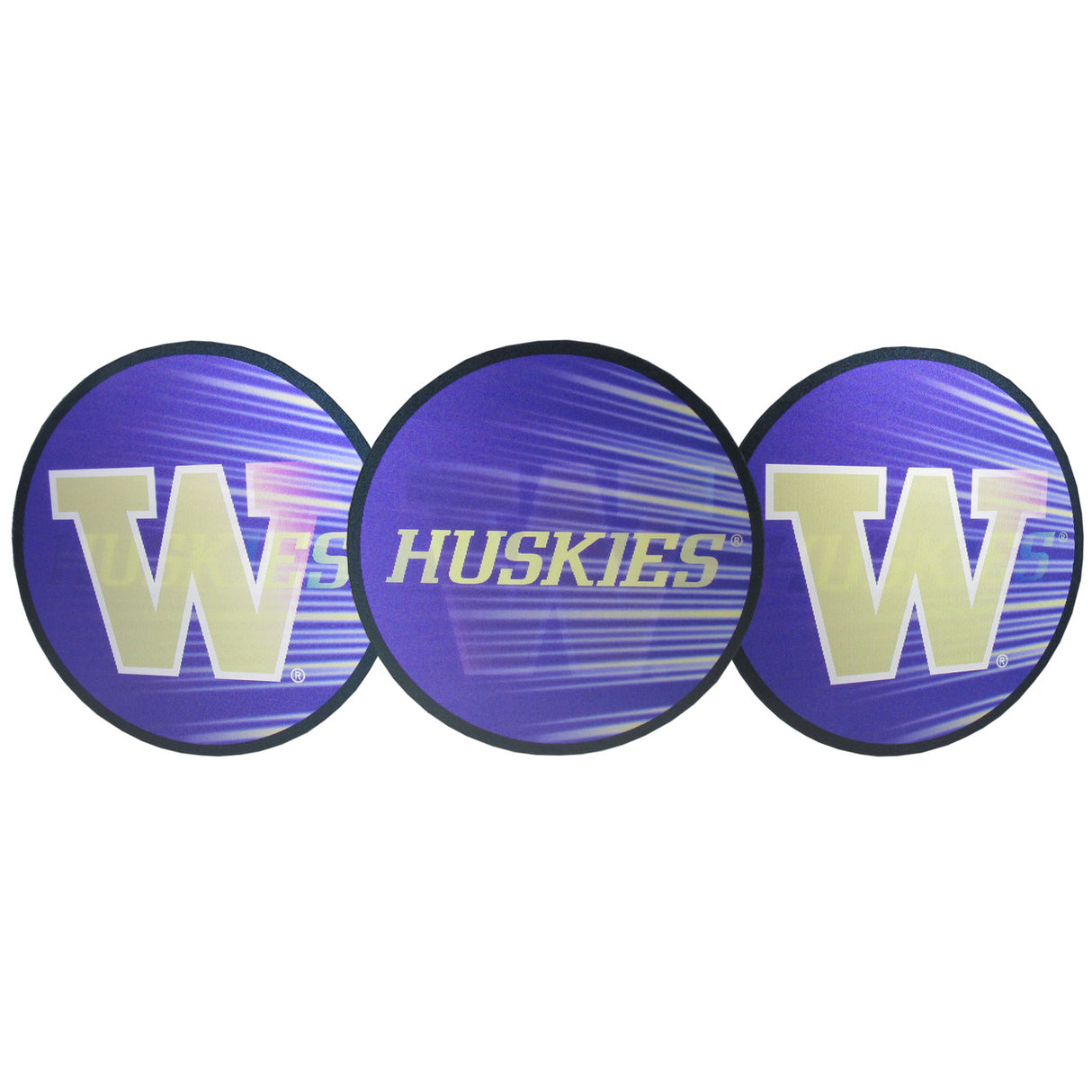 Siskiyou Washington Huskies Lenticular Decal Fan Gear NCAA Washington Huskies