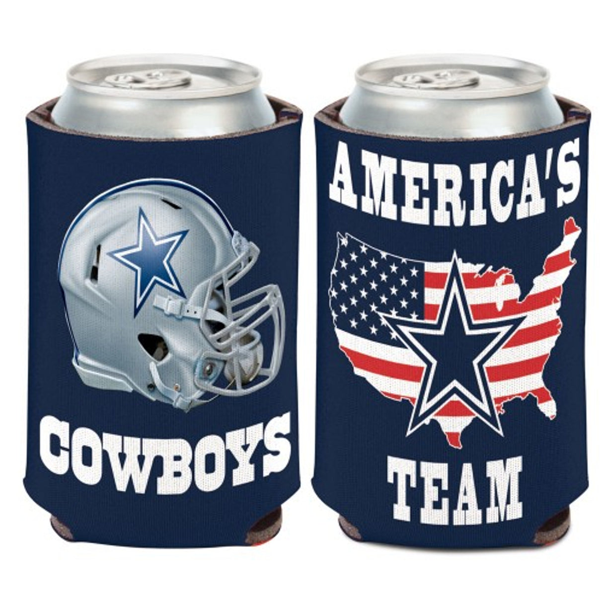 Wincraft Dallas Cowboys Slogan Design Can Cooler Fan Gear NFL Dallas Cowboys
