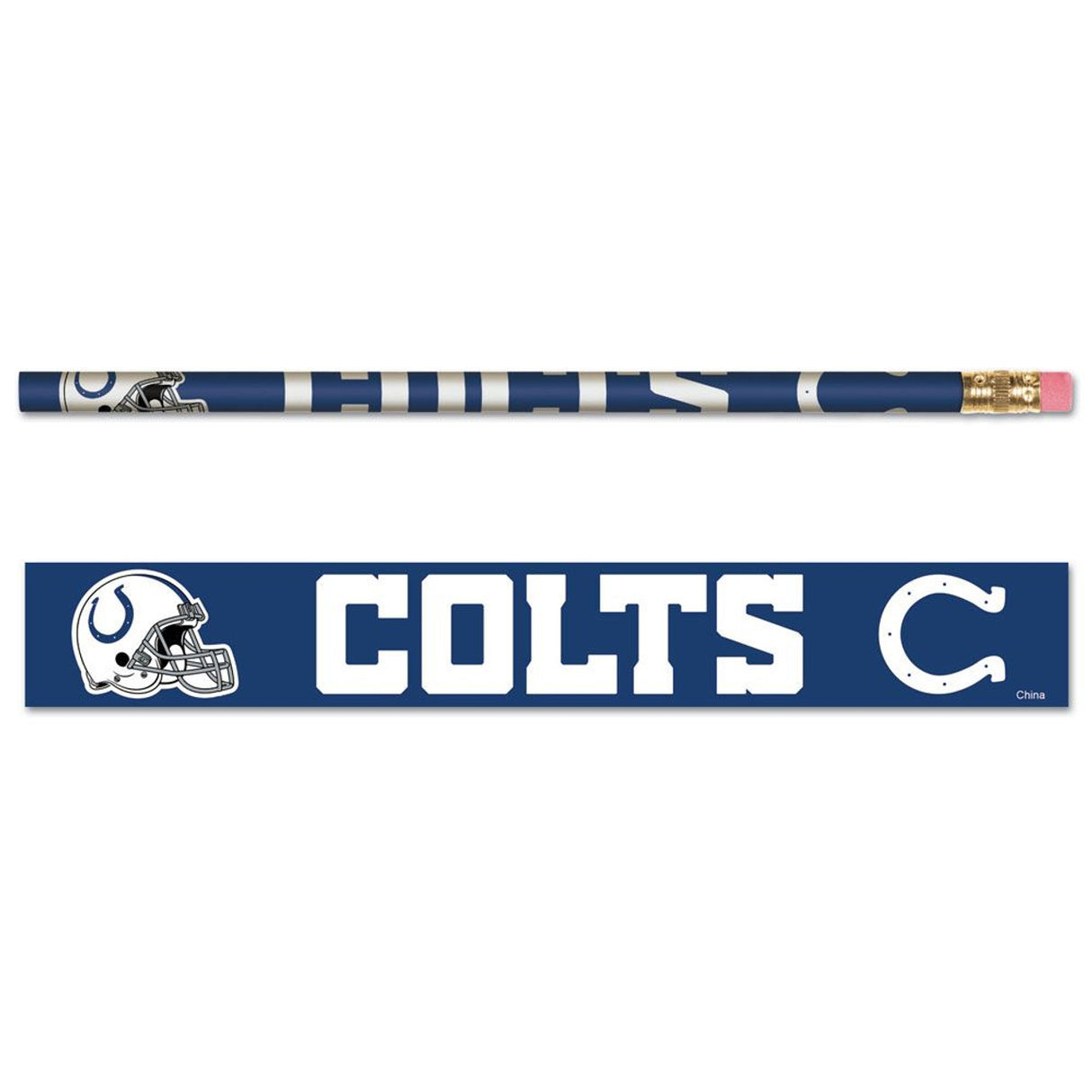 Wincraft Indianapolis Colts 6 Pack Pencil Fan Gear NFL Indianapolis Colts