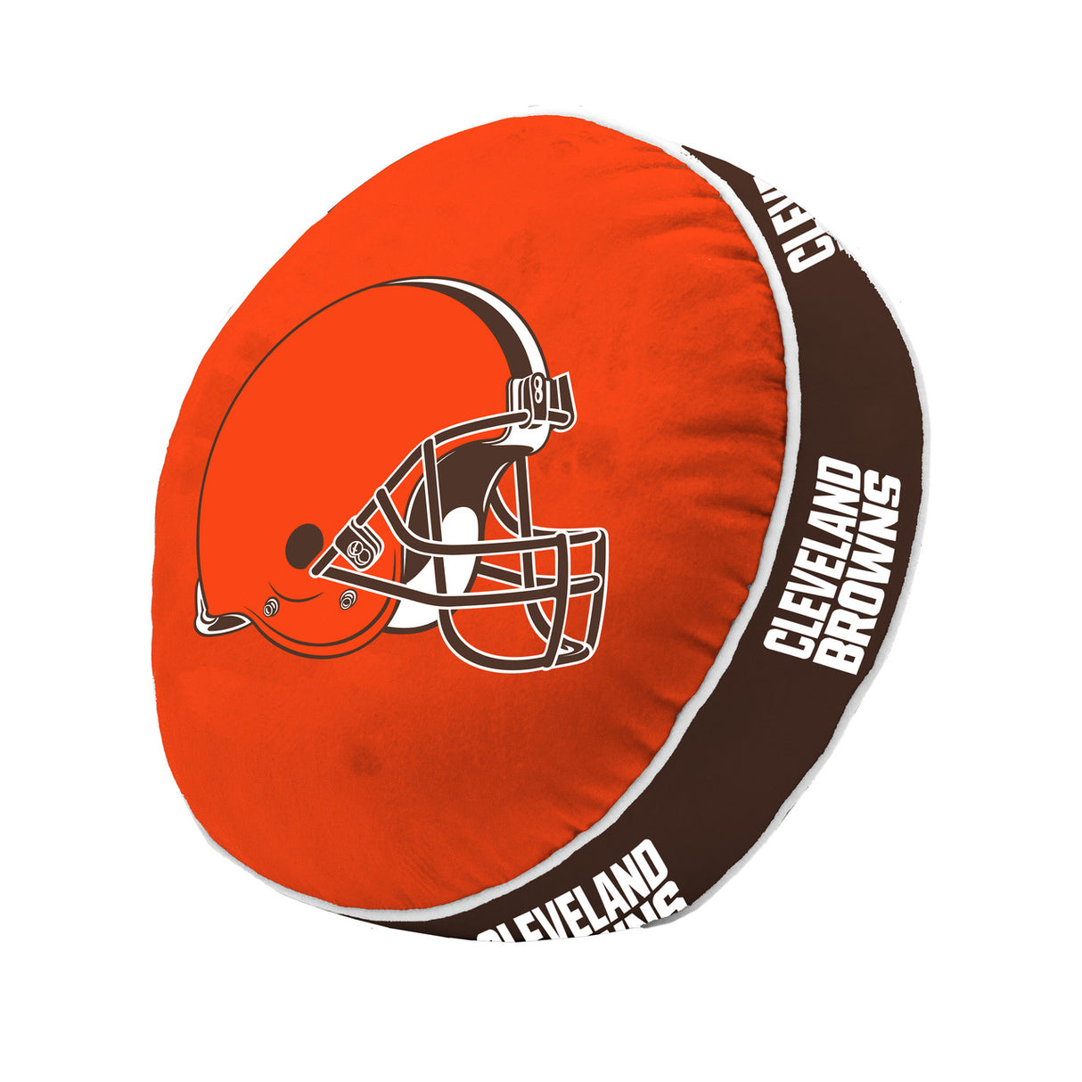 Logo Brands Cleveland Browns Puff Pillow Fan Gear NFL Cleveland Browns