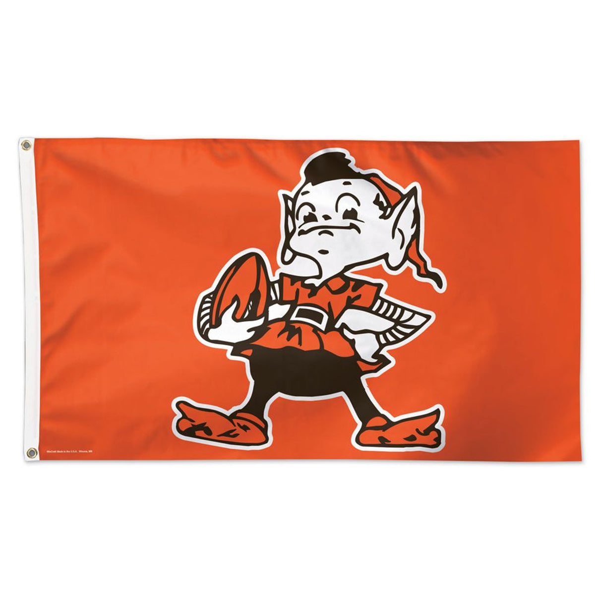 Wincraft Cleveland Browns Classic Logo Deluxe Style Flag 3x5 Fan Gear NFL Cleveland Browns