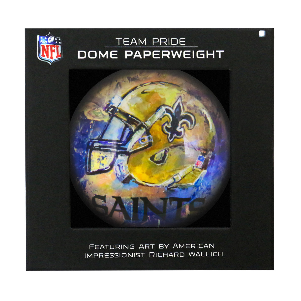 Sporticulture New Orleans Saints Domed Paperweight Fan Gear NFL New Orleans Saints