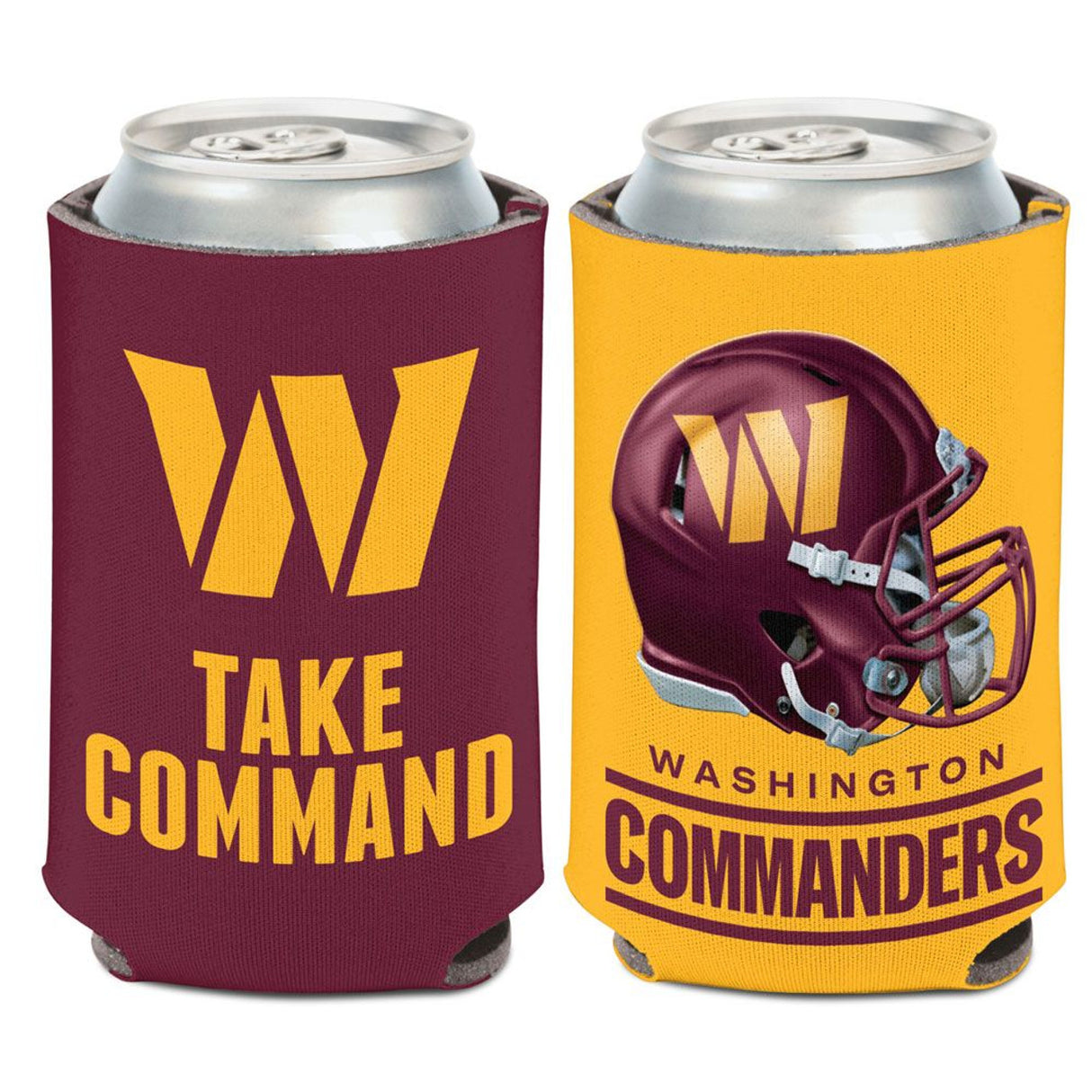 Wincraft Washington Commanders Slogan Design Can Cooler Fan Gear NFL Washington Commanders