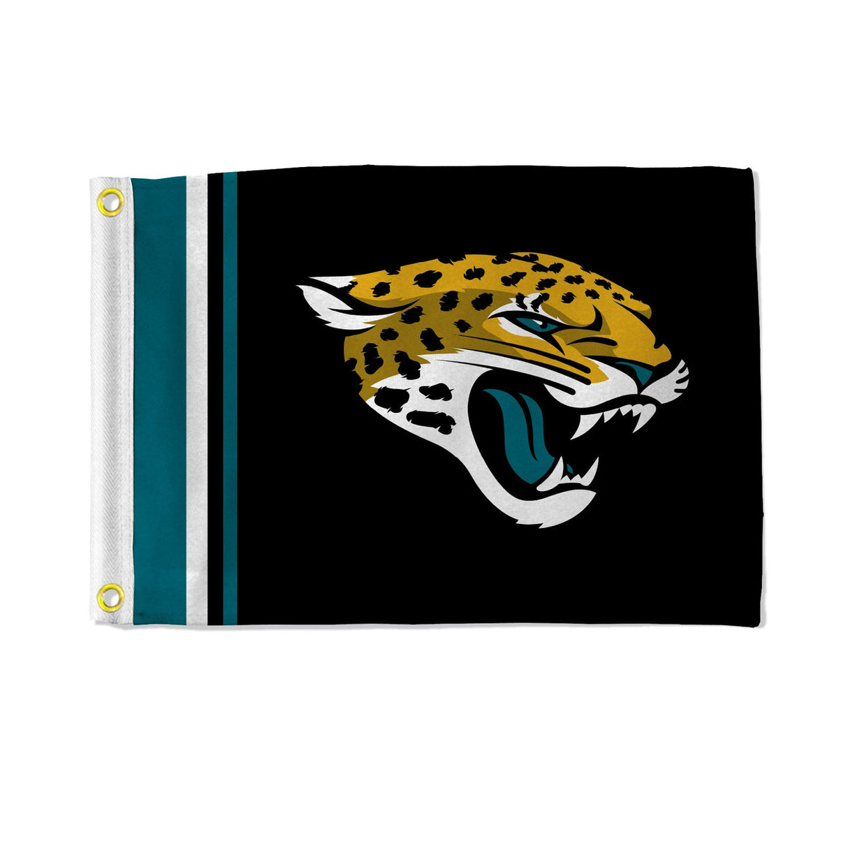 Rico Industries Jacksonville Jaguars Striped Utility Flag 12x17 Fan Gear NFL Jacksonville Jaguars