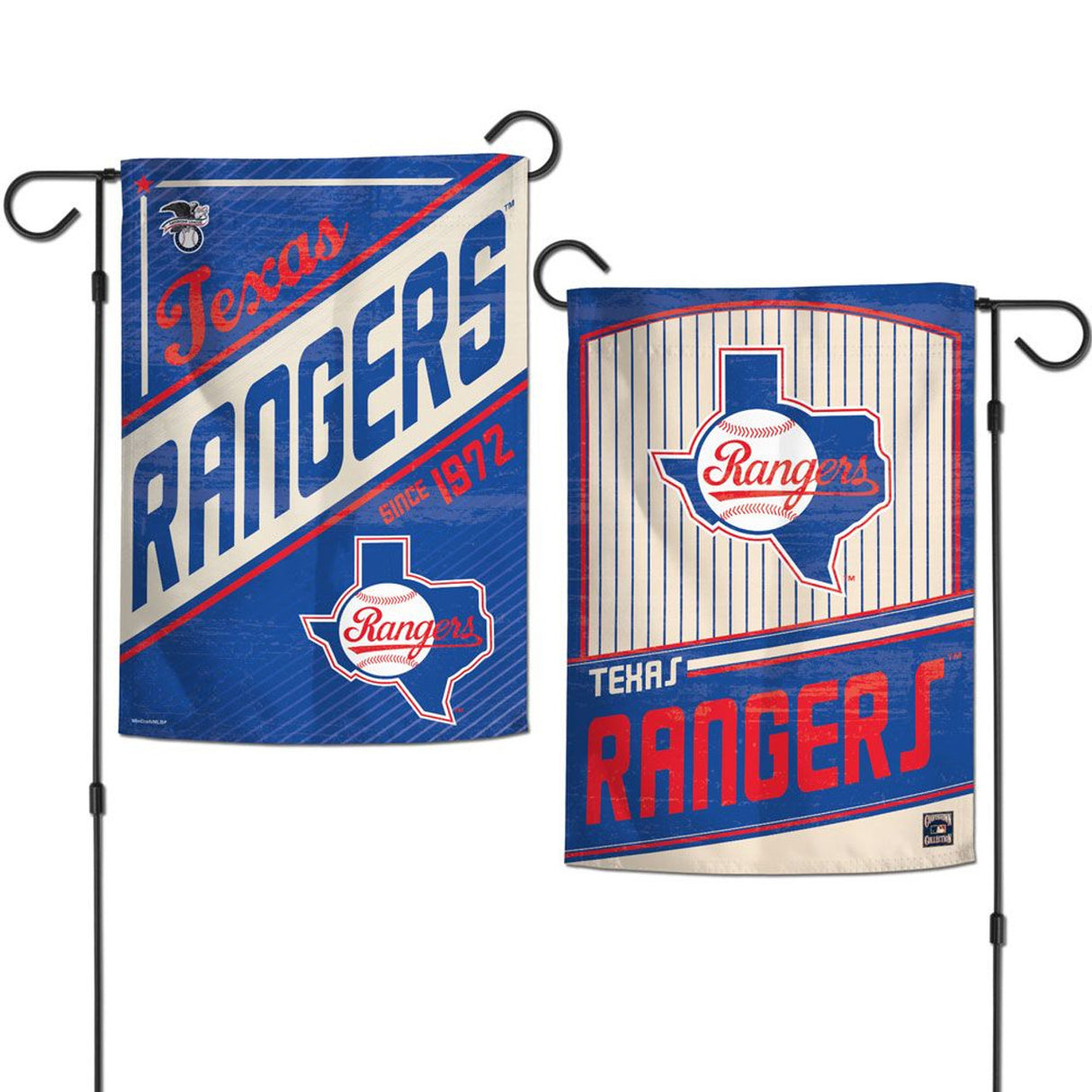Wincraft Texas Rangers 2 Sided Garden Style Flag 12x18 Fan Gear MLB Texas Rangers