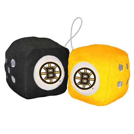 Fremont Die Boston Bruins Fuzzy Dice Fan Gear NHL Boston Bruins