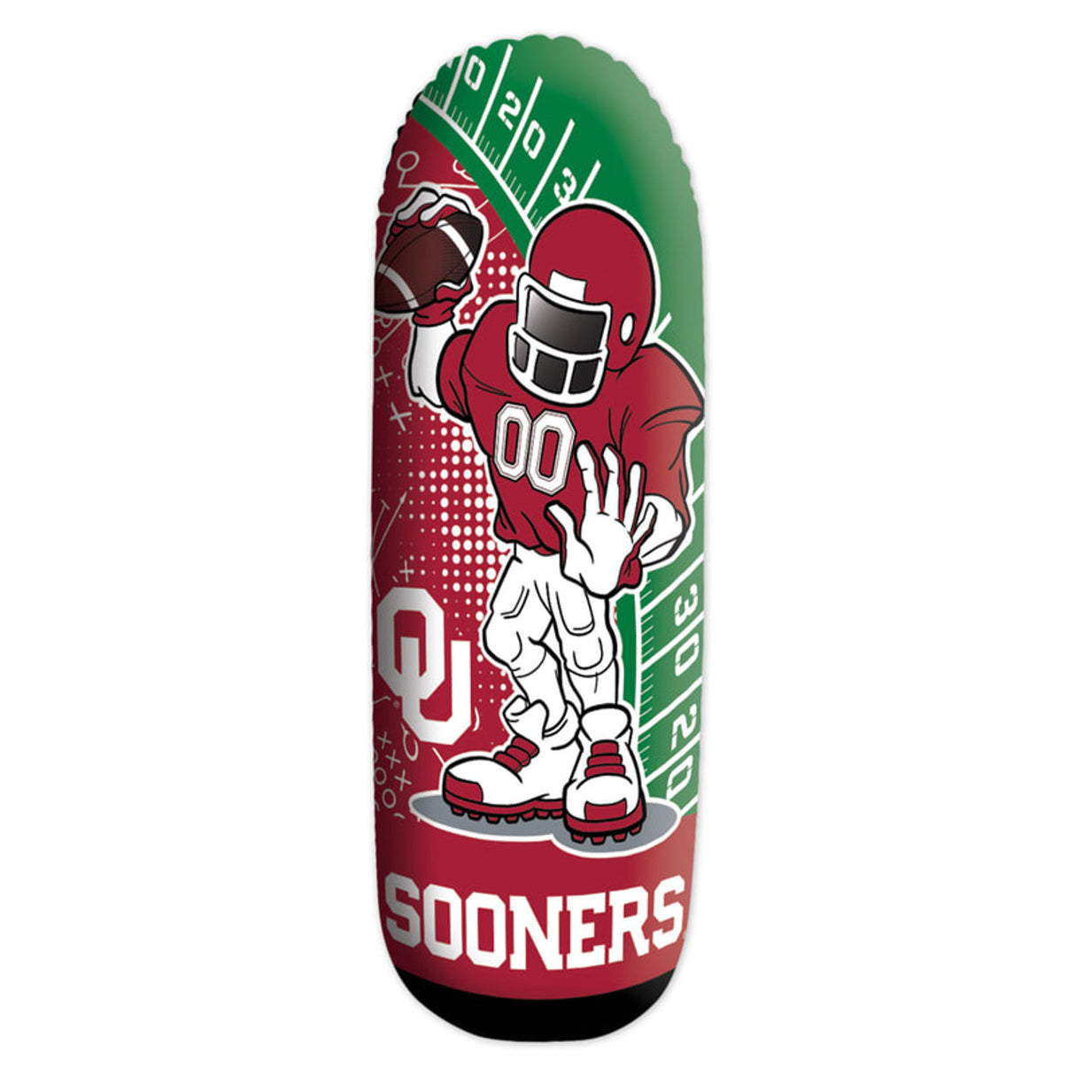 Fremont Die Oklahoma Sooners Rookie Water Based Bop Bag Fan Gear NCAA Oklahoma Sooners