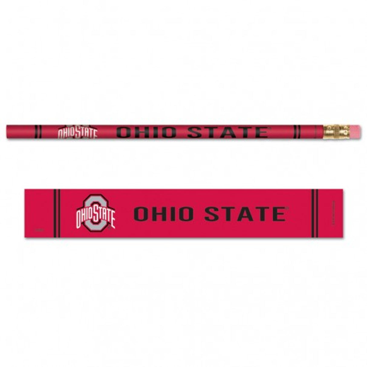 Wincraft Ohio State Buckeyes 6 Pack Pencil Fan Gear NCAA Ohio State Buckeyes
