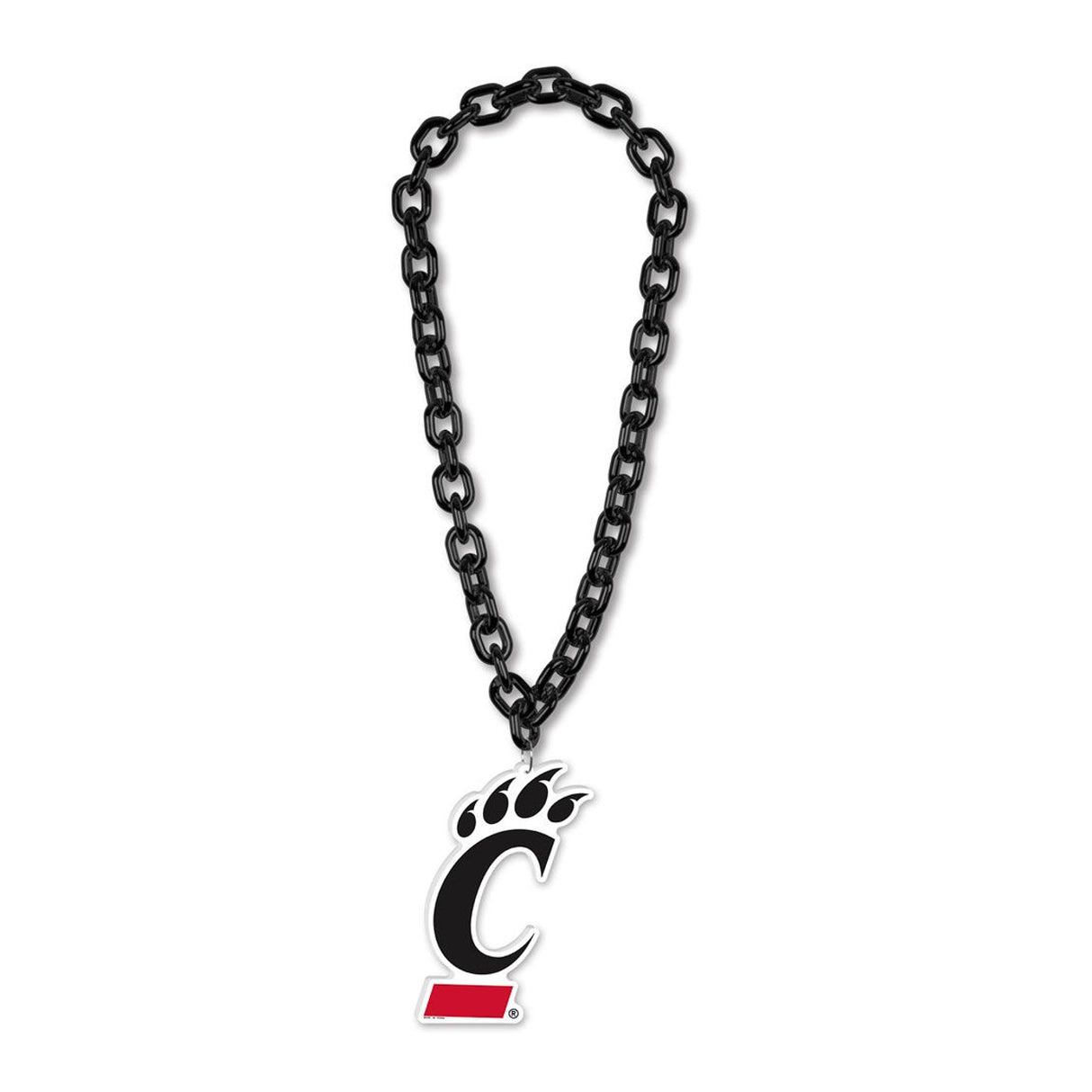 Wincraft Cincinnati Bearcats Big Chain Necklace Fan Gear NCAA Cincinnati Bearcats