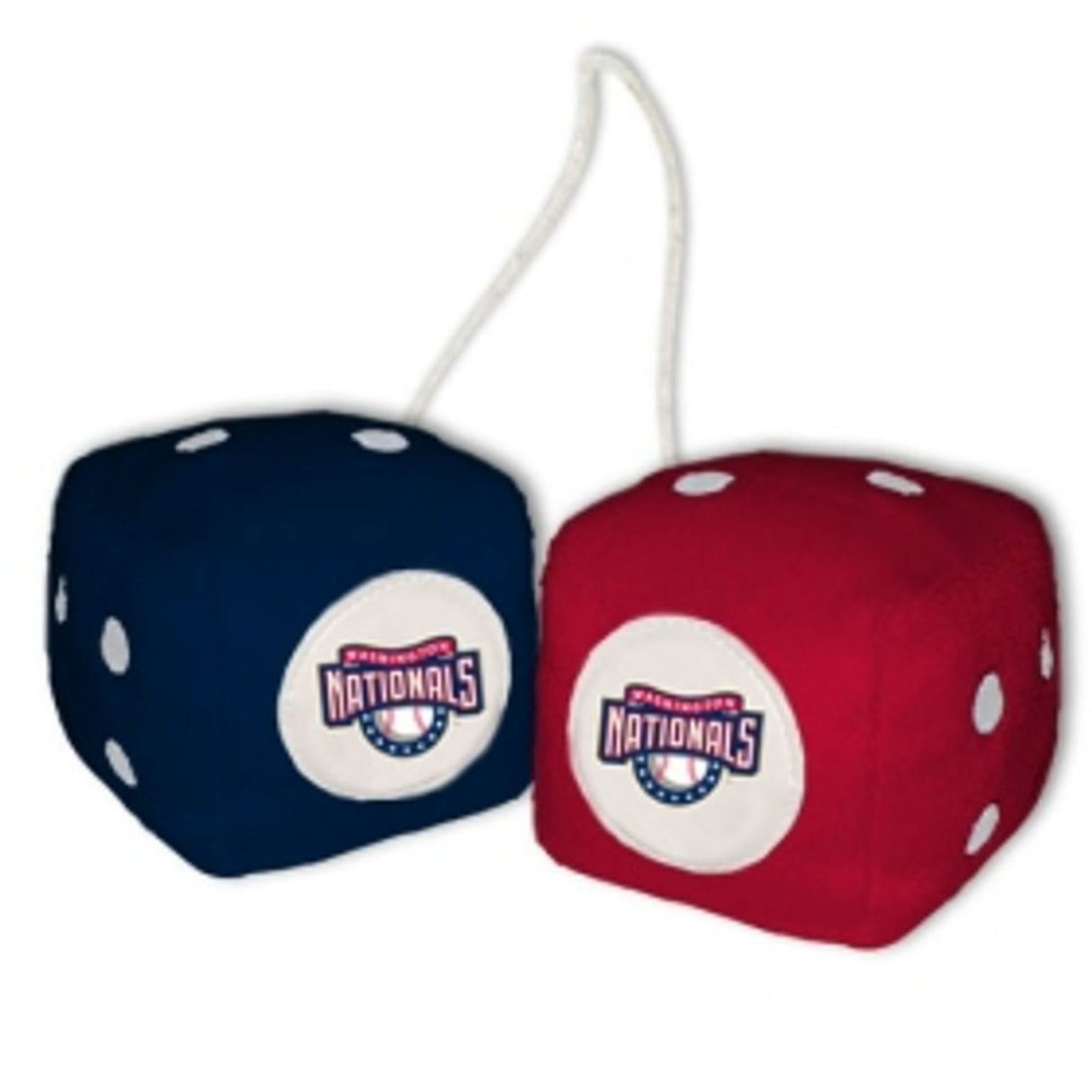 Fremont Die Washington Nationals Fuzzy Dice Fan Gear MLB Washington Nationals