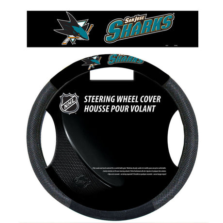 Fremont Die San Jose Sharks Mesh Steering Wheel Cover Fan Gear NHL San Jose Sharks
