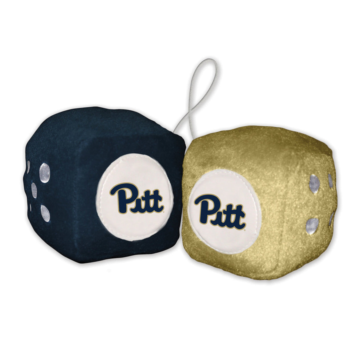 Fremont Die Pittsburgh Panthers Fuzzy Dice Fan Gear NCAA Pittsburgh Panthers