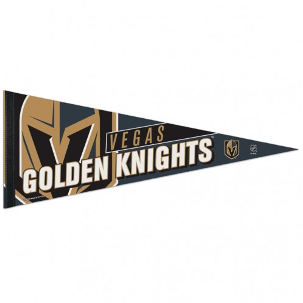 Wincraft Vegas Golden Knights Premium Style Pennant 12x30 Fan Gear NHL Vegas Golden Knights