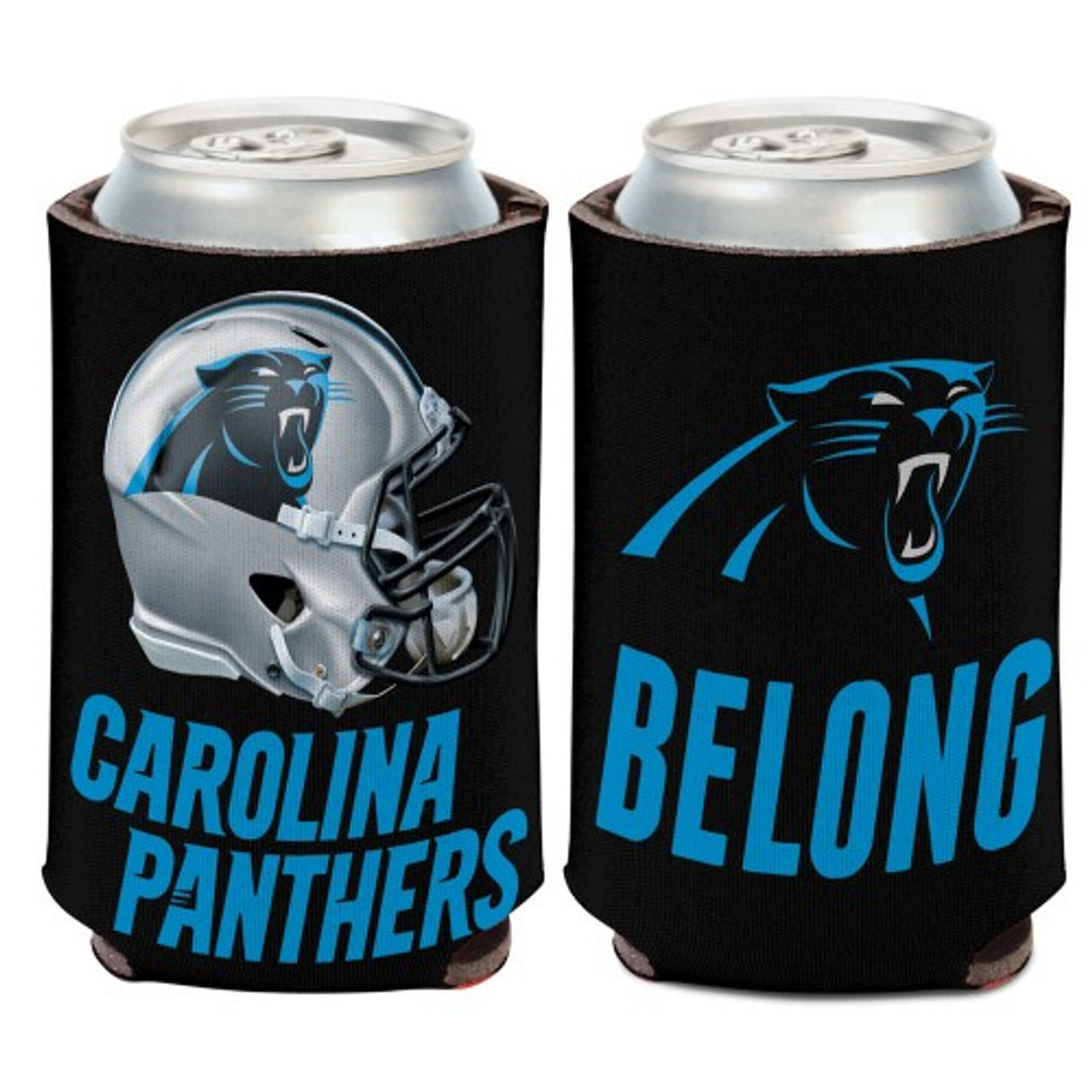 Wincraft Carolina Panthers Can Cooler Slogan Design Fan Gear NFL Carolina Panthers