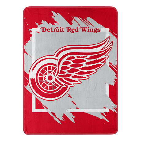 Northwest Company Detroit Red Wings Micro Raschel Dimensional Design Blanket 46x60 - Special Order Fan Gear NHL Detroit Red Wings