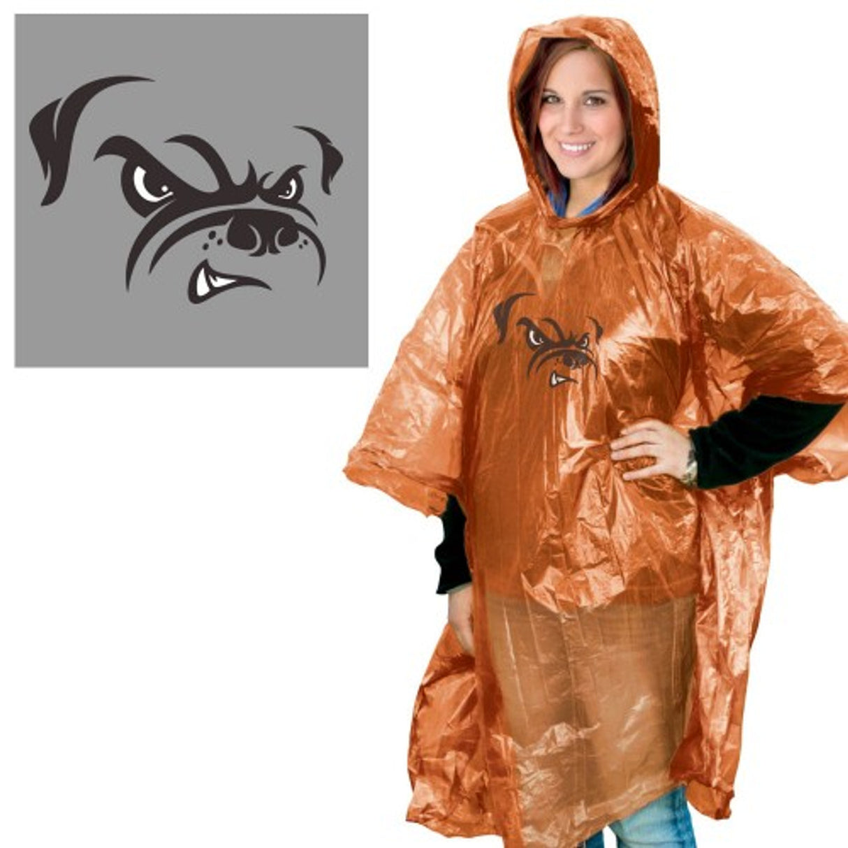 Wincraft Cleveland Browns Rain Poncho Fan Gear NFL Cleveland Browns
