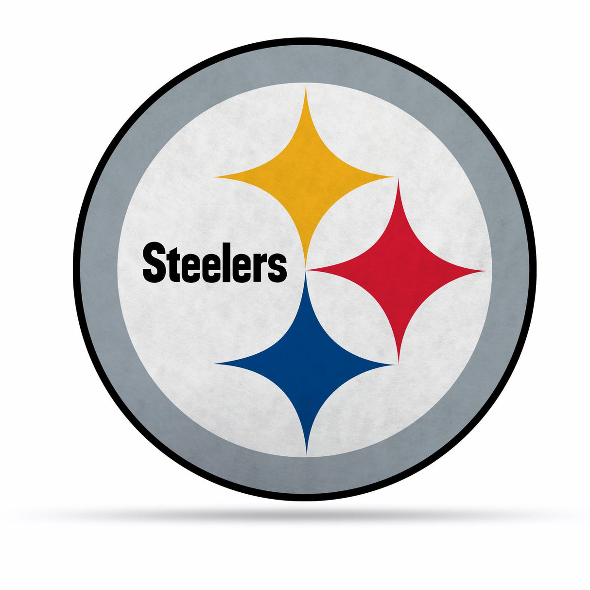 Rico Industries Pittsburgh Steelers Pennant Shape Cut Logo Design Fan Gear NFL Pittsburgh Steelers