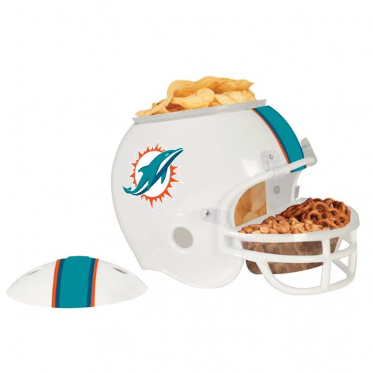 Wincraft Miami Dolphins Snack Helmet Fan Gear NFL Miami Dolphins