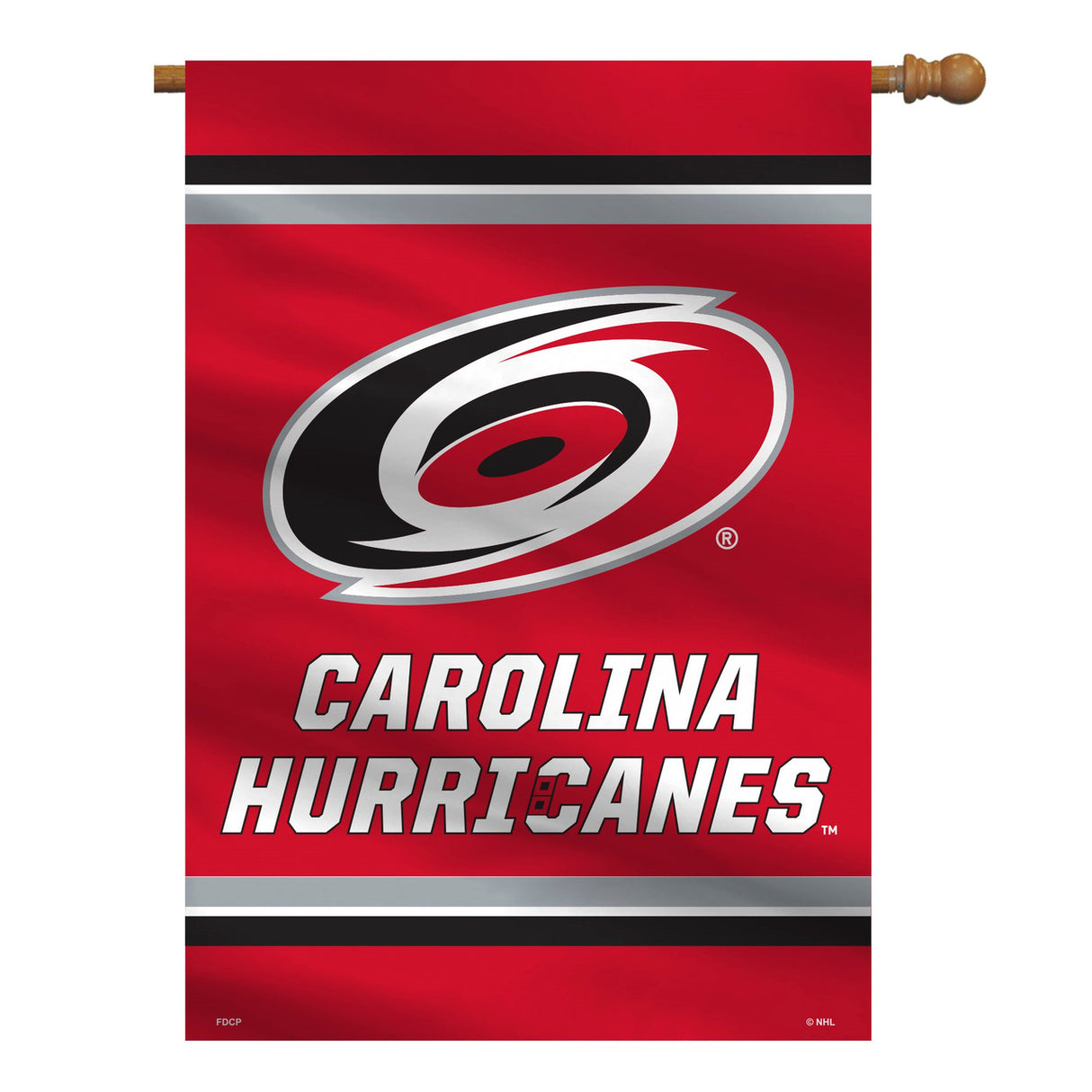 Fremont Die Carolina Hurricanes 2 Sided Banner Style House Flag 28x40 Fan Gear NHL Carolina Hurricanes