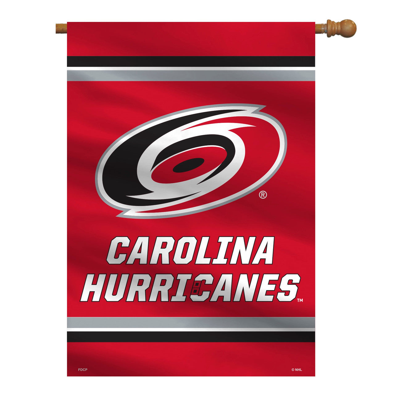 Fremont Die Carolina Hurricanes 2 Sided Banner Style House Flag 28x40 Fan Gear NHL Carolina Hurricanes