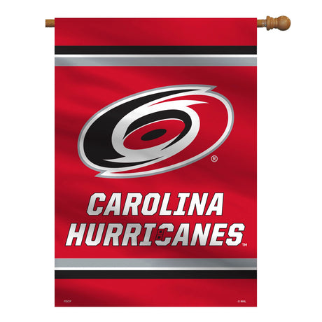 Fremont Die Carolina Hurricanes 2 Sided Banner Style House Flag 28x40 Fan Gear NHL Carolina Hurricanes