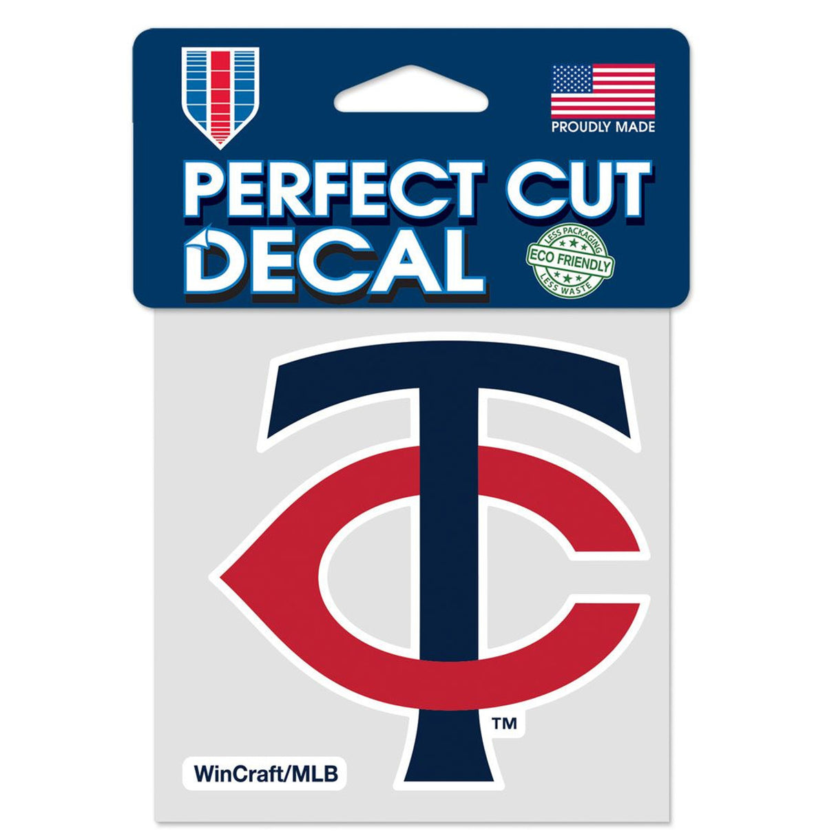 Wincraft Minnesota Twins Color Perfect Cut Decal 4x4 Fan Gear MLB Minnesota Twins