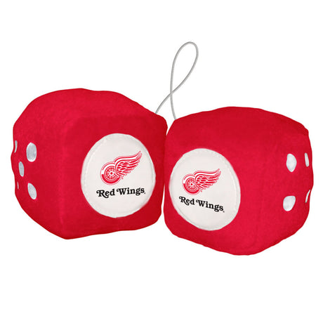 Fremont Die Detroit Red Wings Fuzzy Dice Fan Gear NHL Detroit Red Wings