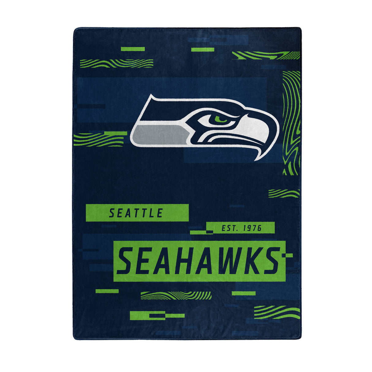Northwest Company Seattle Seahawks Raschel Digitize Design Blanket 60x80 Fan Gear NFL Seattle Seahawks