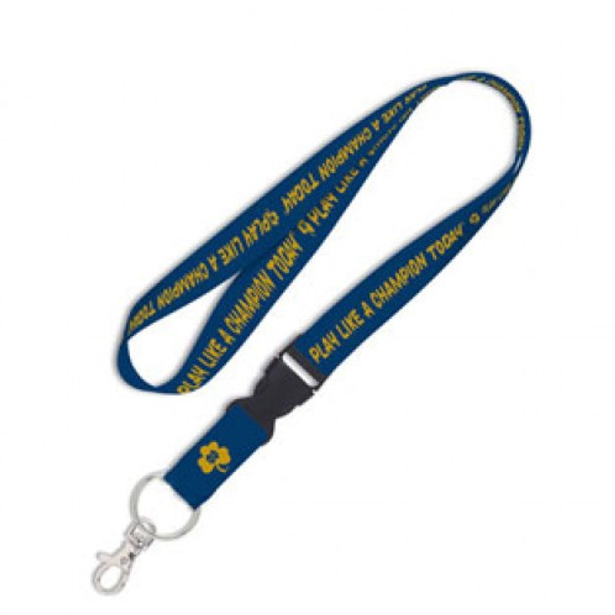 Wincraft Notre Dame Fighting Irish Navy P.L.A.C.T Lanyard with Detachable Buckle Fan Gear NCAA Notre Dame Fighting Irish