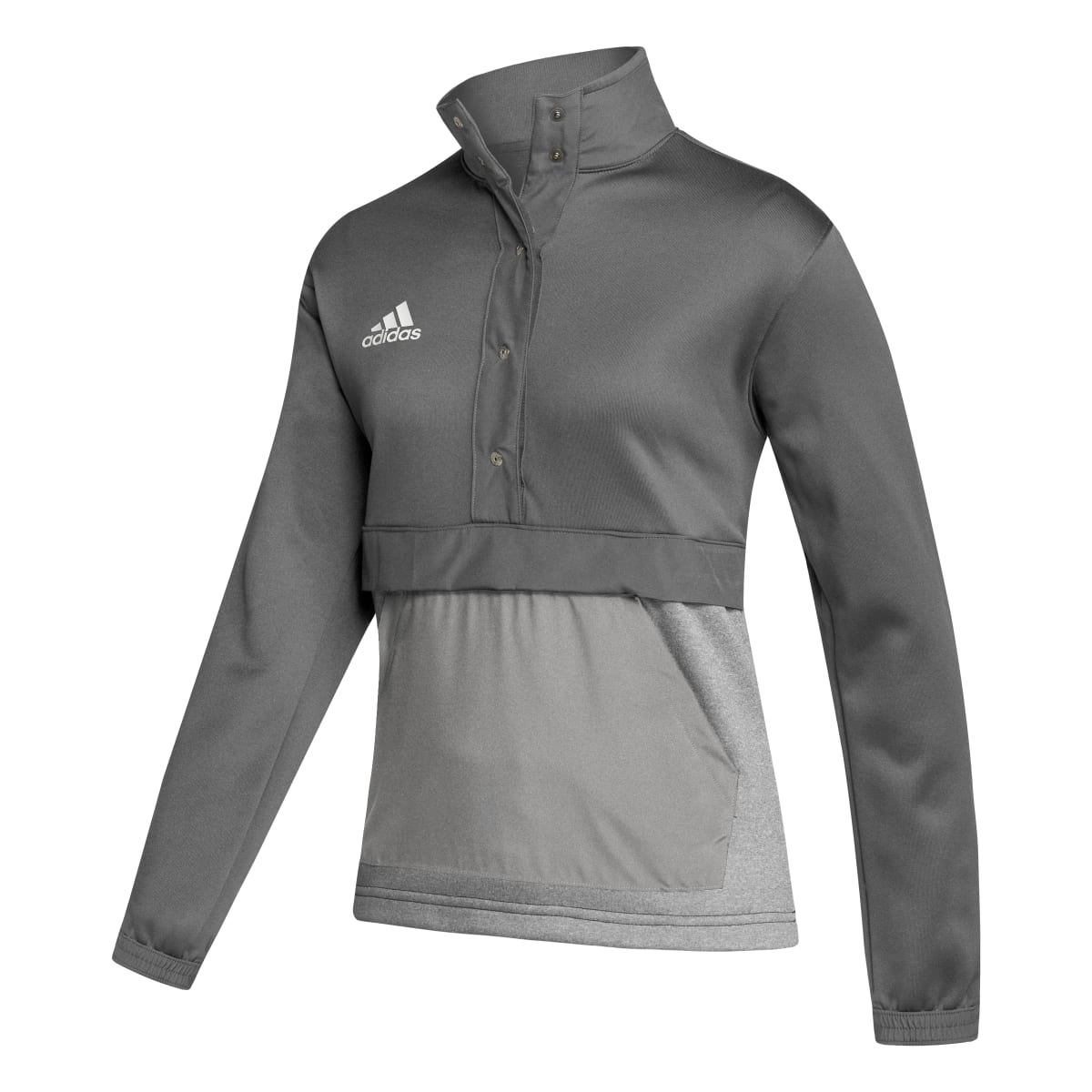 adidas Women's Team Issue 1/4 Snap Training Jacket (Tall)-1