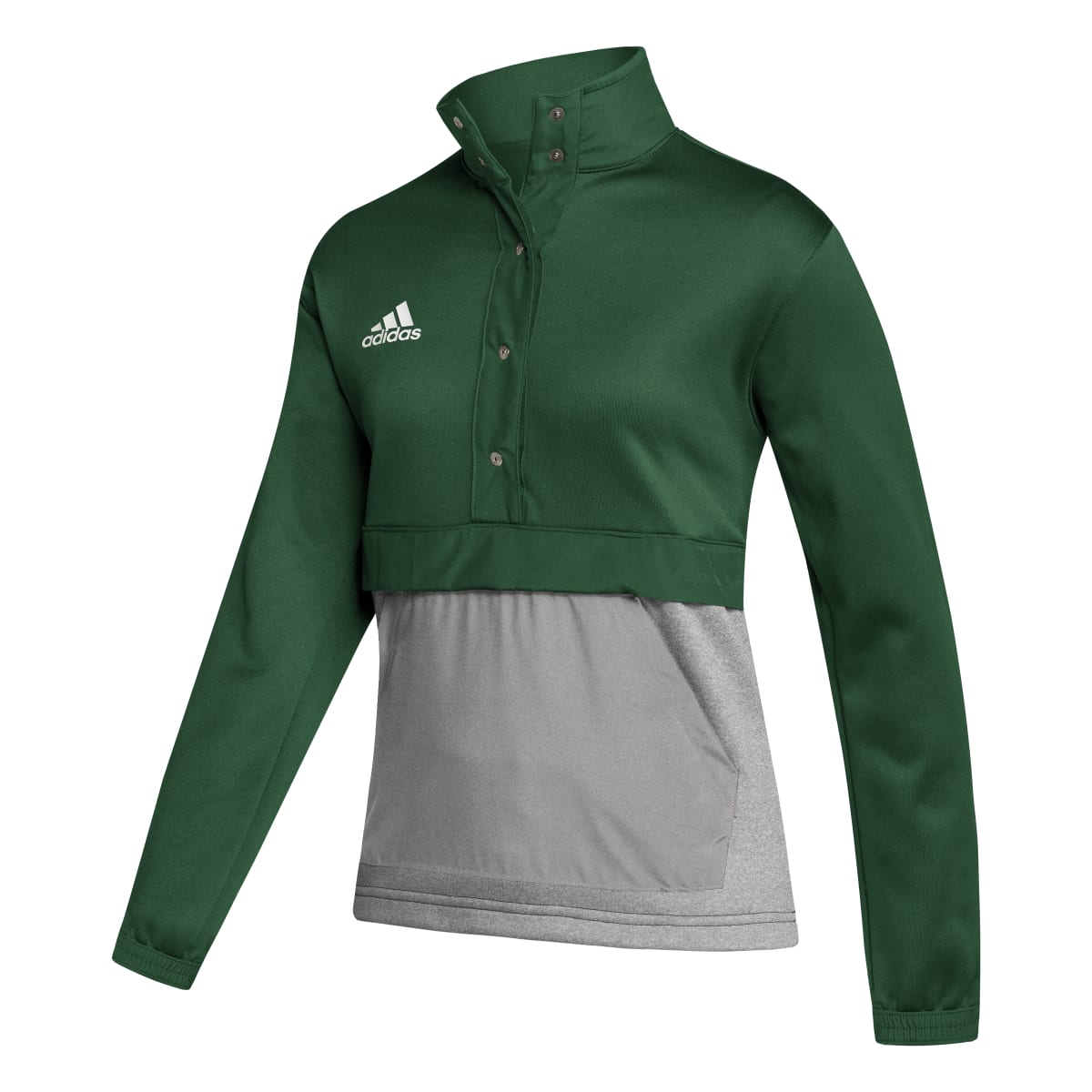 adidas Women's Team Issue 1/4 Snap Training Jacket (Tall)-1