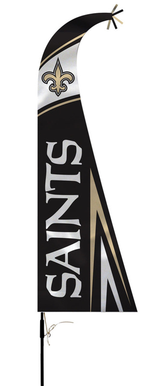 Fremont Die New Orleans Saints Premium Feather Style Flag Fan Gear NFL New Orleans Saints
