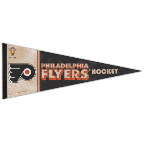 Wincraft Philadelphia Flyers Premium Style Vintage Design Pennant 12x30 - Special Order Fan Gear NHL Philadelphia Flyers