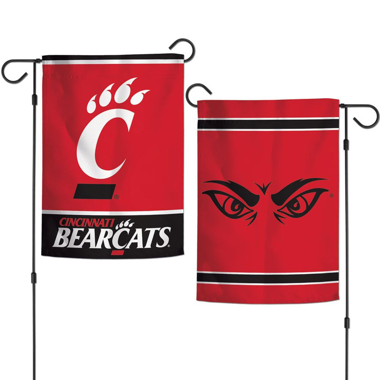 Wincraft Cincinnati Bearcats 2 Sided Garden Style Flag 12x18 Fan Gear NCAA Cincinnati Bearcats