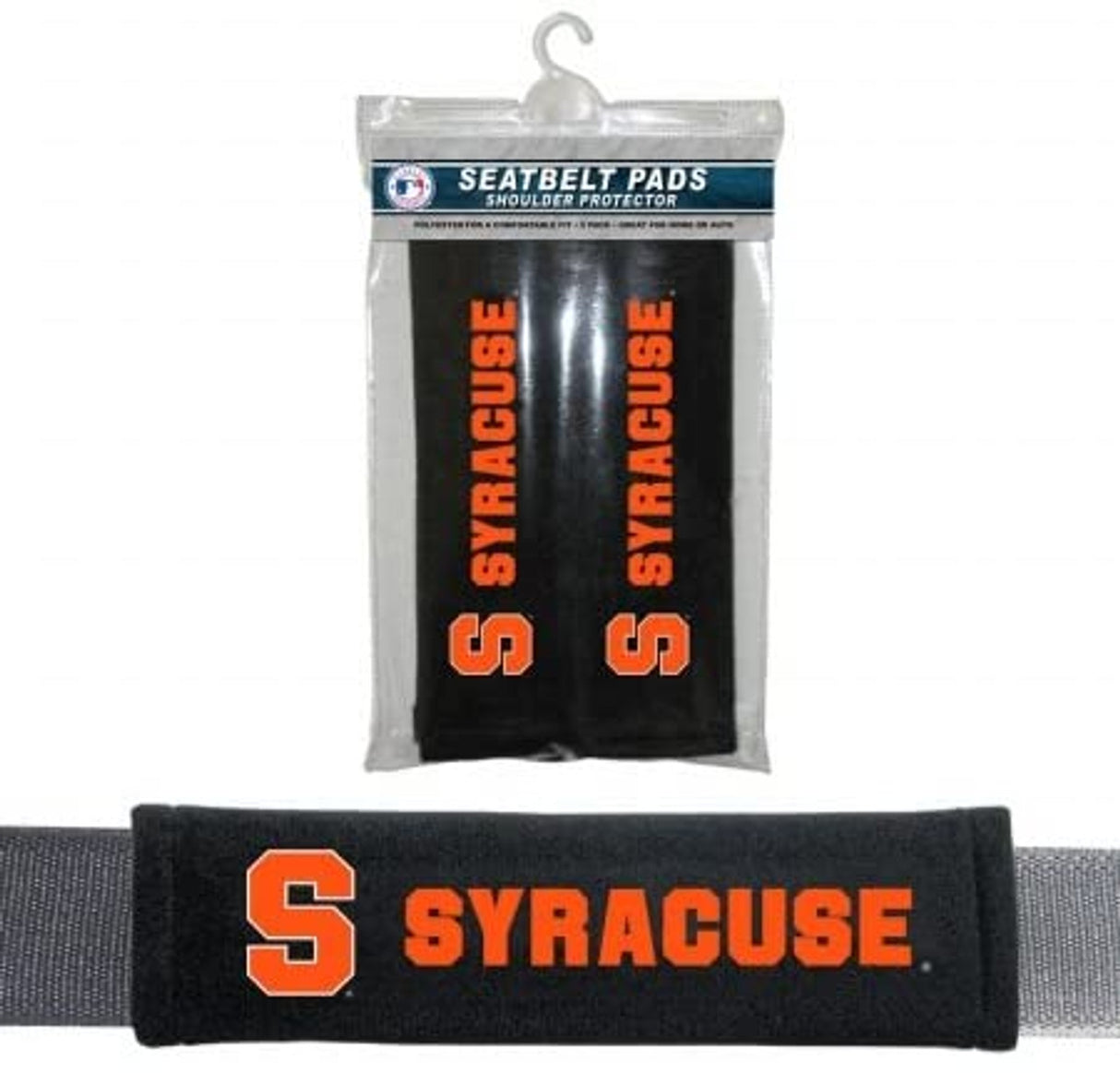 Fremont Die Syracuse Orange Seat Belt Pads Fan Gear NCAA Syracuse Orange