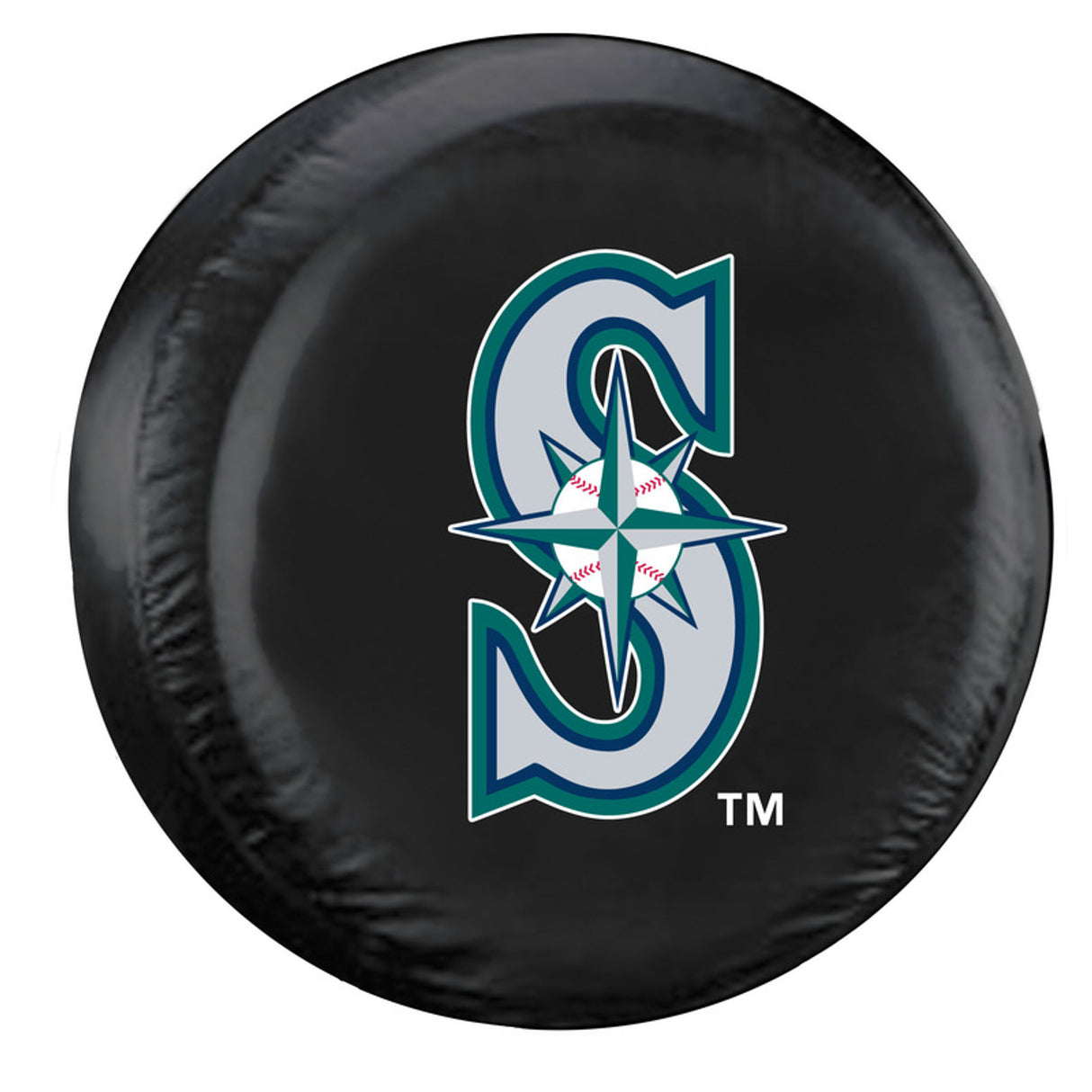 Fremont Die Seattle Mariners Black Tire Cover Size Large Fan Gear MLB Seattle Mariners