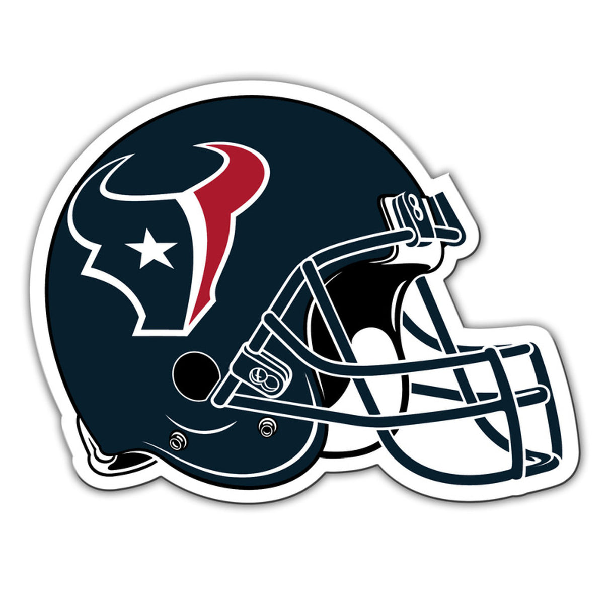 Fremont Die Houston Texans 8 Inch Car Style Magnet Fan Gear NFL Houston Texans