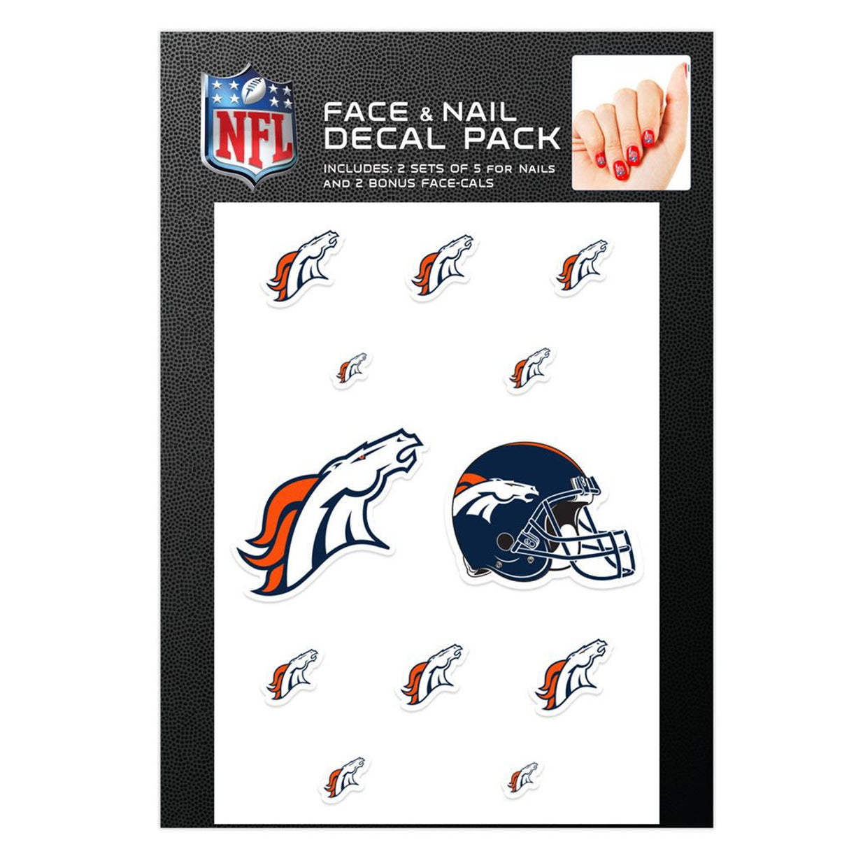 Wincraft Denver Broncos Nail Cals Fan Gear NFL Denver Broncos