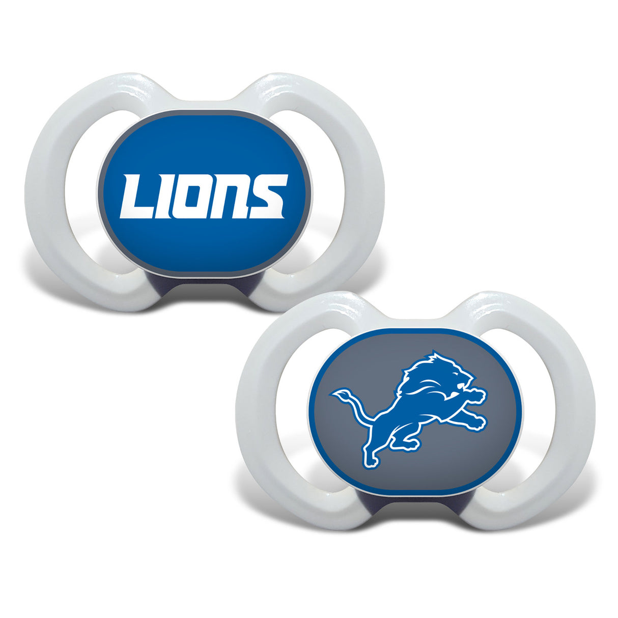 Masterpieces Puzzle Company Detroit Lions 2 Pack Pacifier Fan Gear NFL Detroit Lions