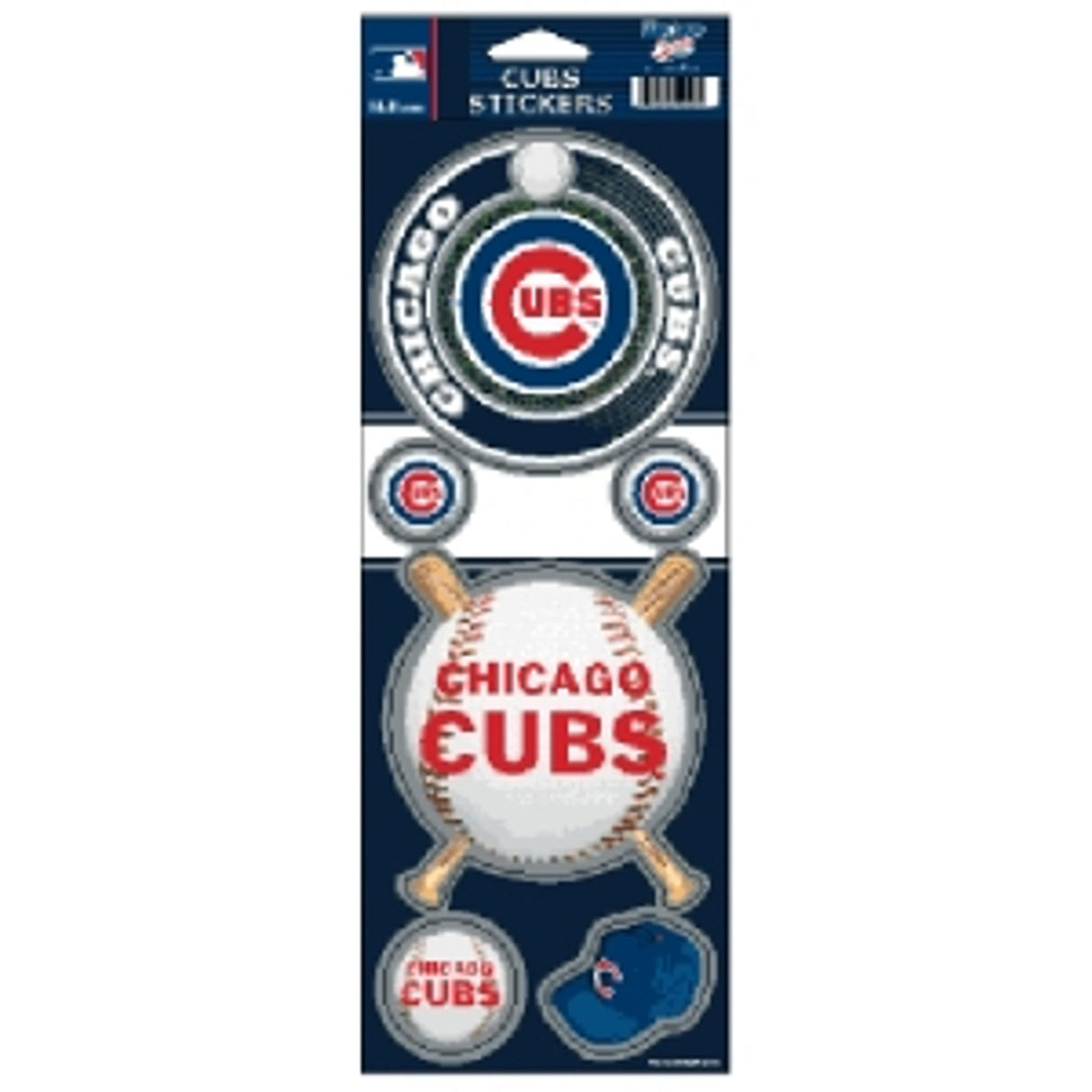 Wincraft Chicago Cubs Prismatic Stickers Fan Gear MLB Chicago Cubs