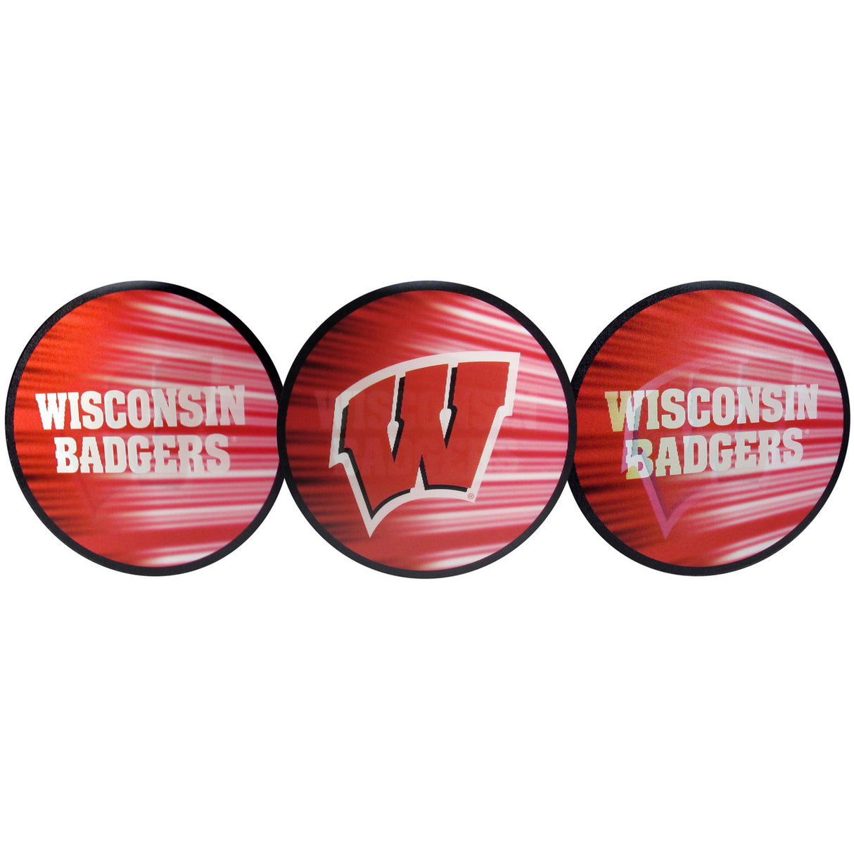 Siskiyou Wisconsin Badgers Lenticular Decal Fan Gear NCAA Wisconsin Badgers
