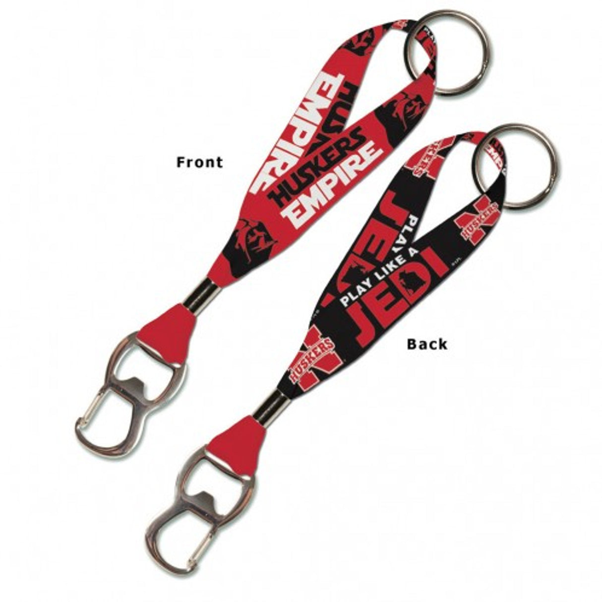 Wincraft Nebraska Cornhuskers Star Wars Key Strap Bottle Opener - Special Order Fan Gear NCAA Nebraska Cornhuskers