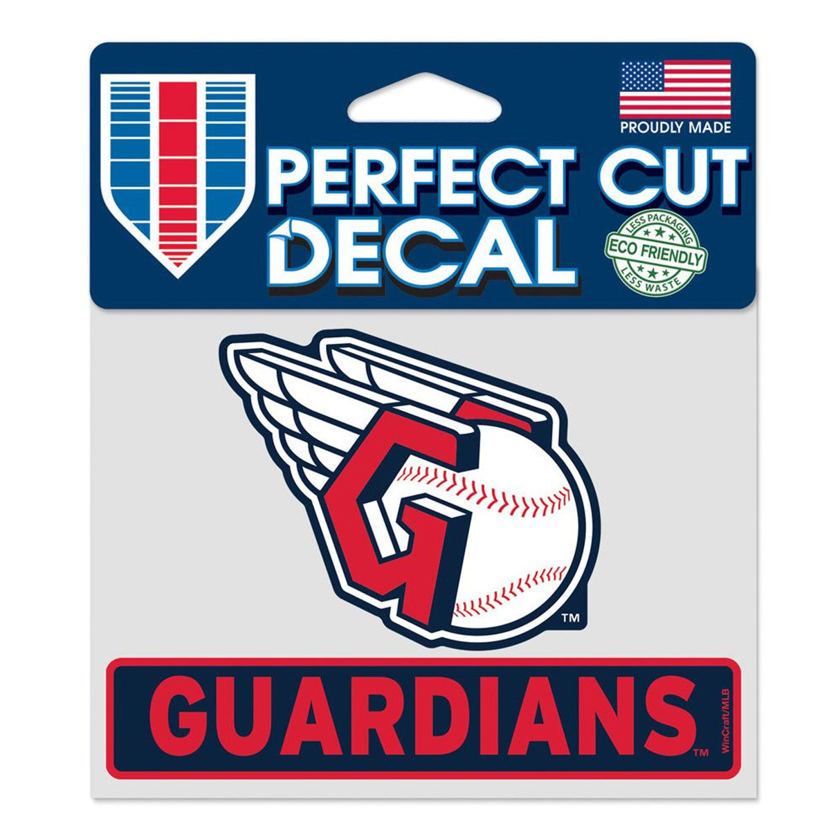 Wincraft Cleveland Guardians Color Perfect Cut Decal 4.5x5.75 Fan Gear MLB Cleveland Guardians