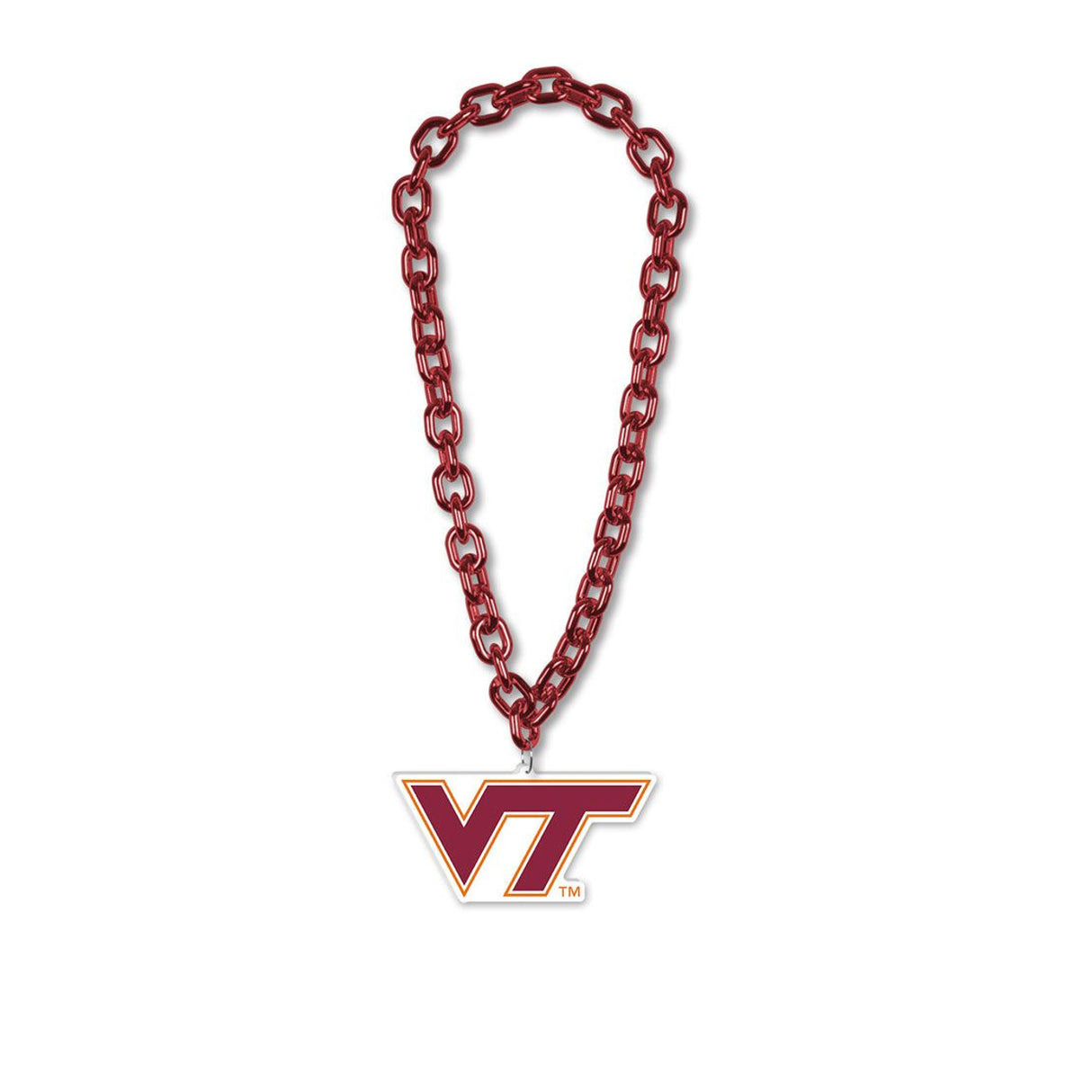 Wincraft Virginia Tech Hokies Big Chain Necklace Fan Gear NCAA Virginia Tech Hokies