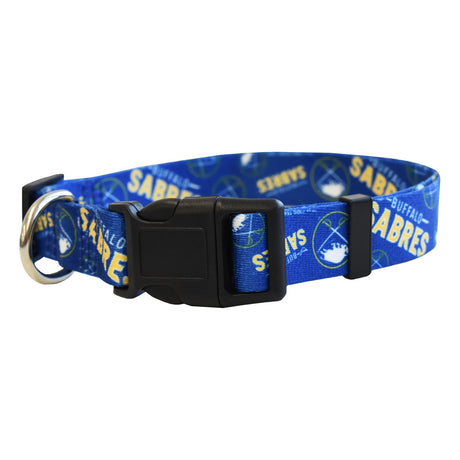 Little Earth Buffalo Sabres Pet Collar Size Small - Special Order Fan Gear NHL Buffalo Sabres