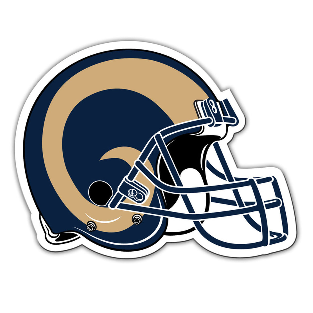Fremont Die Los Angeles Rams 8 Inch Car Style Magnet Fan Gear NFL Los Angeles Rams