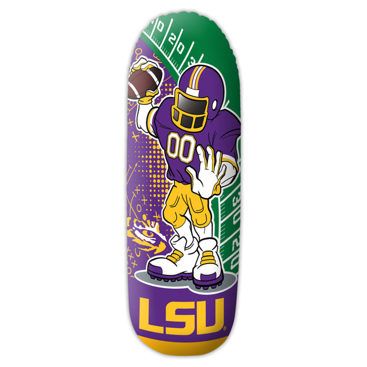 Fremont Die LSU Tigers Rookie Water Based Bop Bag Fan Gear NCAA LSU Tigers