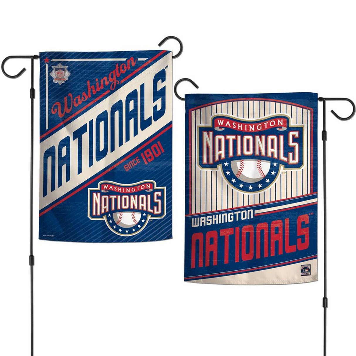 Wincraft Washington Nationals 2 Sided Garden Style Flag 12x18 Fan Gear MLB Washington Nationals