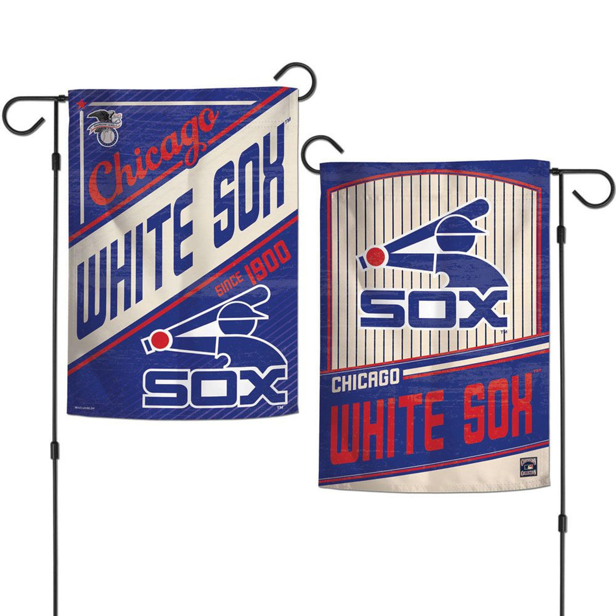 Wincraft Chicago White Sox 2 Sided Garden Style Flag 12x18 Fan Gear MLB Chicago White Sox